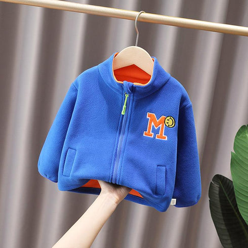 Boy's Cashmere Thickened Fall/Winter Coat